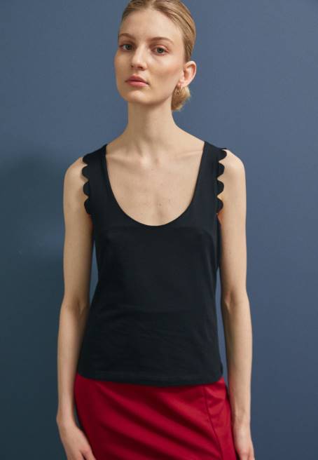 üst siyah Anna Field F202439 kadınlar