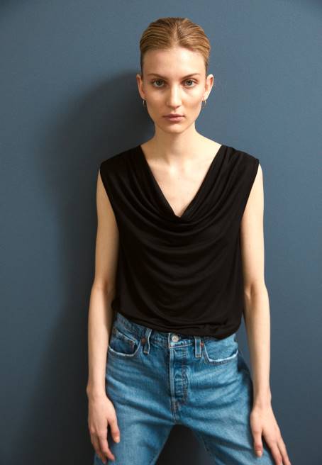 üst siyah Anna Field F202459 kadınlar