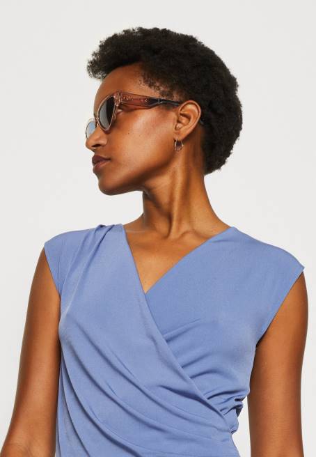 t-shirt mavi-gri yazdır Anna Field F202320 kadınlar