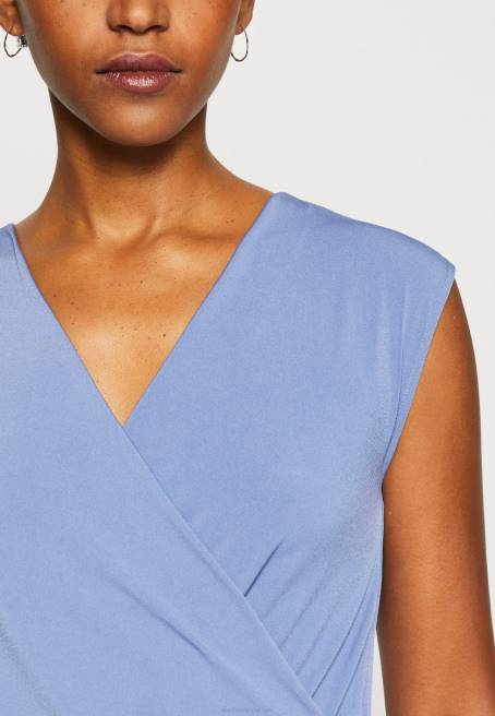 t-shirt mavi-gri yazdır Anna Field F202320 kadınlar