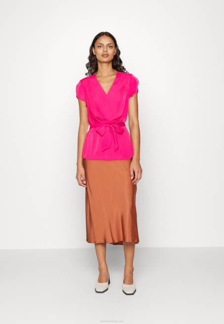 t-shirt pembe yazdır Anna Field F202262 kadınlar