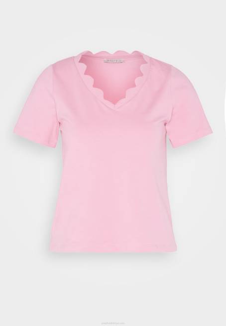 t-shirt pembe yazdır Anna Field F202269 kadınlar