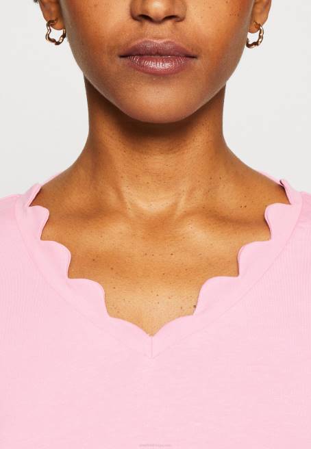 t-shirt pembe yazdır Anna Field F202269 kadınlar