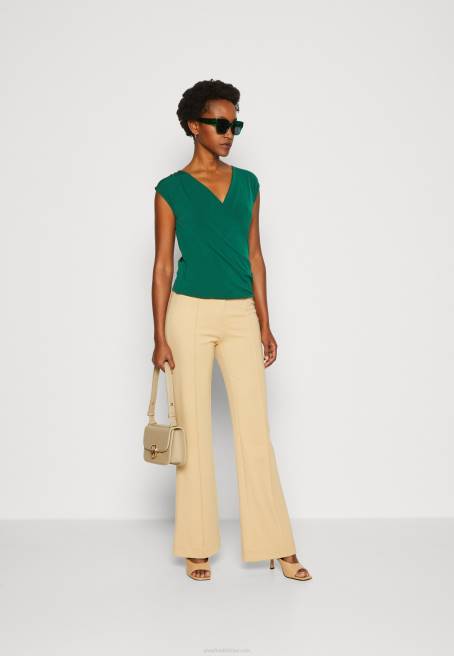 t-shirt yeşil yazdır Anna Field F202294 kadınlar