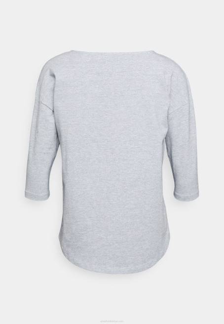 uzun kollu üst alacalı gri Anna Field F202544 kadınlar