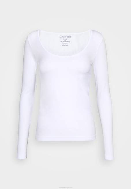 uzun kollu üst beyaz Anna Field F202572 kadınlar