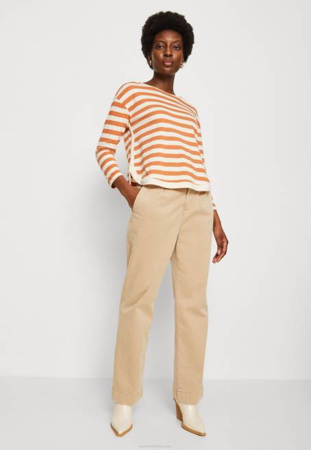 uzun kollu üst beyaz/kayısı Anna Field F202558 kadınlar