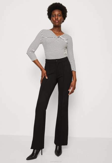 uzun kollu üst beyaz/siyah Anna Field F202575 kadınlar