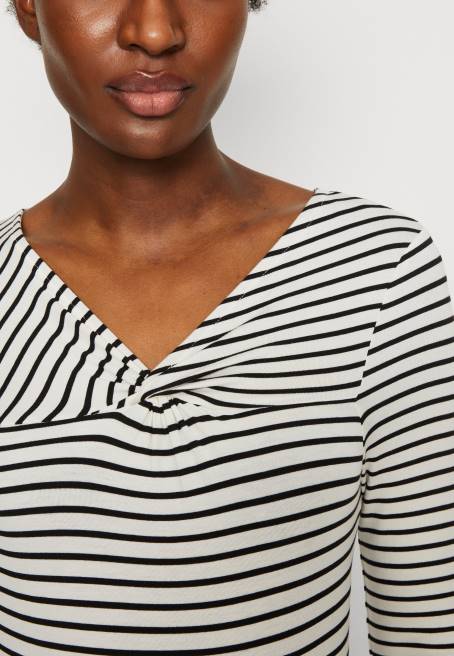 uzun kollu üst beyaz/siyah Anna Field F202575 kadınlar