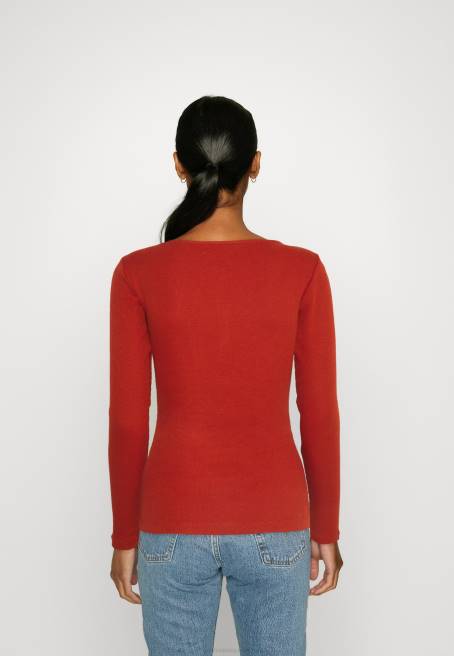 uzun kollu üst kahverengi Anna Field F202563 kadınlar