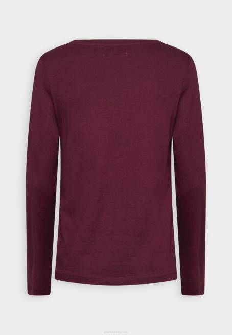 uzun kollu üst koyu kırmızı Anna Field F202567 kadınlar