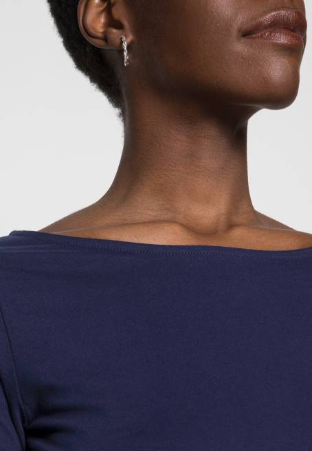 uzun kollu üst koyu mavi Anna Field F202570 kadınlar