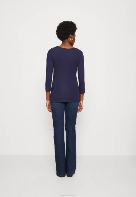 uzun kollu üst koyu mavi Anna Field F202574 kadınlar