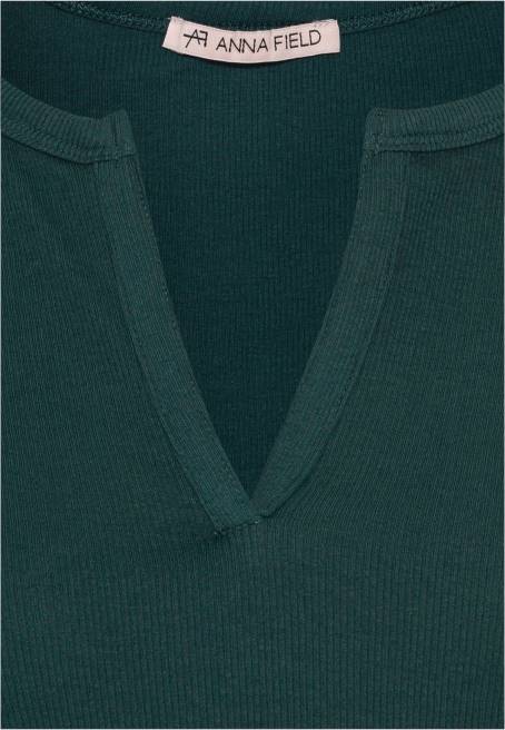 uzun kollu üst koyu yeşil Anna Field F202553 kadınlar