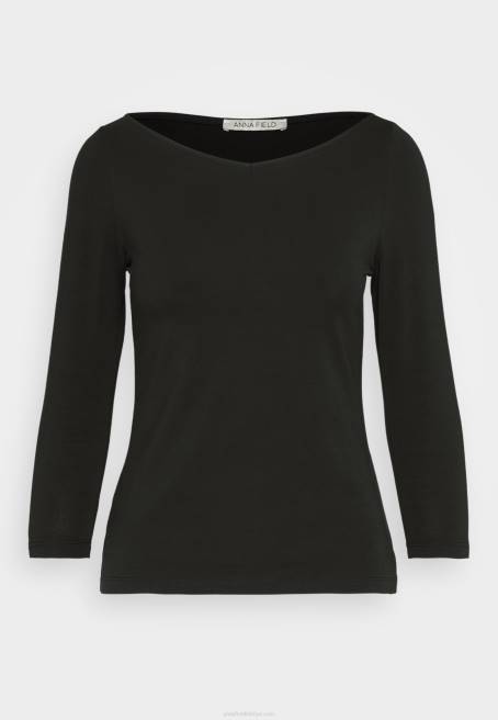 uzun kollu üst siyah Anna Field F202537 kadınlar