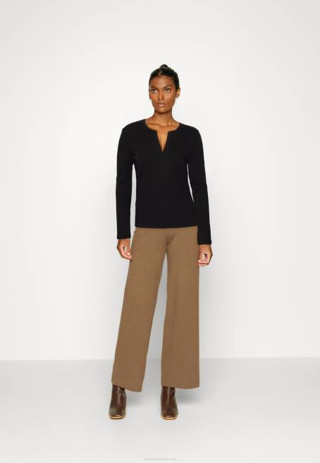 uzun kollu üst siyah Anna Field F202547 kadınlar