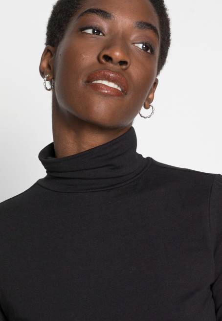 uzun kollu üst siyah Anna Field F202548 kadınlar