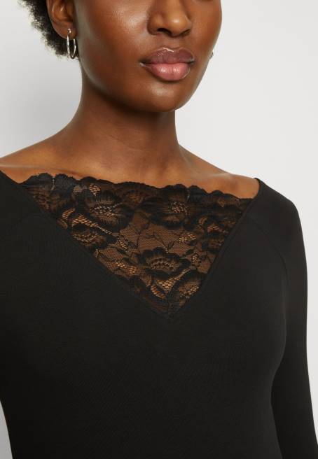 uzun kollu üst siyah Anna Field F202564 kadınlar