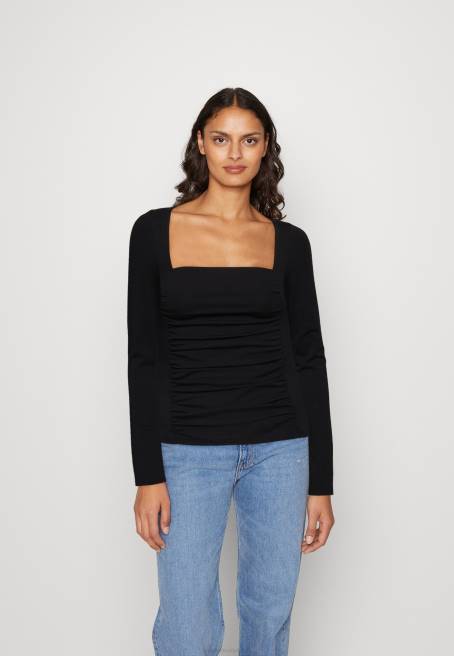 uzun kollu üst siyah Anna Field F202568 kadınlar