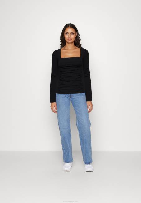 uzun kollu üst siyah Anna Field F202568 kadınlar