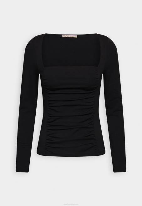 uzun kollu üst siyah Anna Field F202568 kadınlar