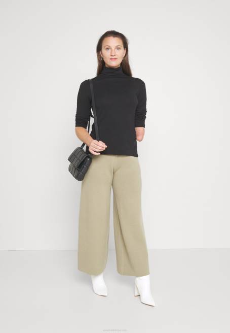 uzun kollu üst siyah Anna Field F202579 kadınlar