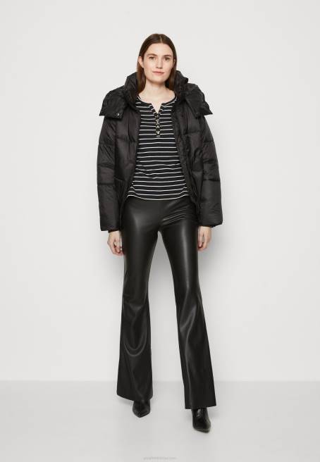 uzun kollu üst siyah beyaz Anna Field F202531 kadınlar