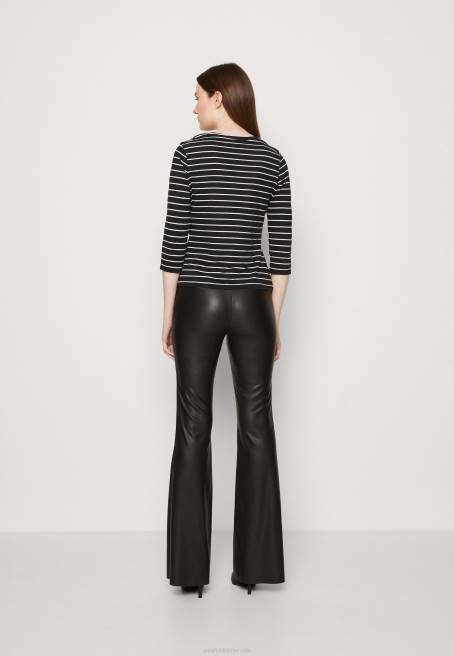 uzun kollu üst siyah beyaz Anna Field F202531 kadınlar