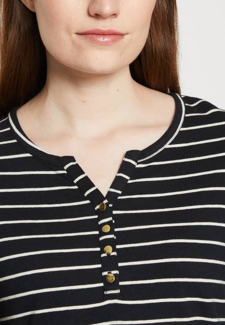 uzun kollu üst siyah beyaz Anna Field F202531 kadınlar