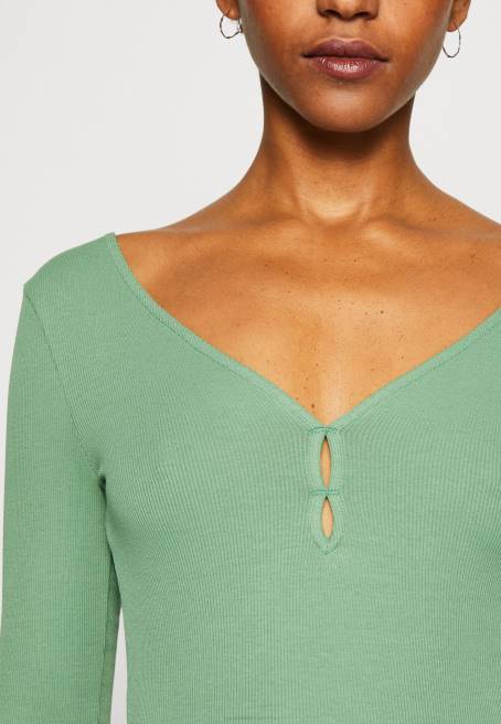 uzun kollu üst yeşil Anna Field F202514 kadınlar