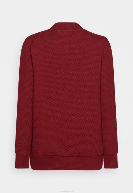 fermuarlı sweatshirt bordo Anna Field F202735 kadınlar