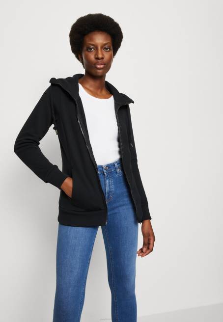 fermuarlı sweatshirt siyah Anna Field F202770 kadınlar